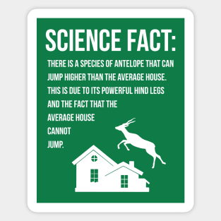 science fact - antelope Sticker